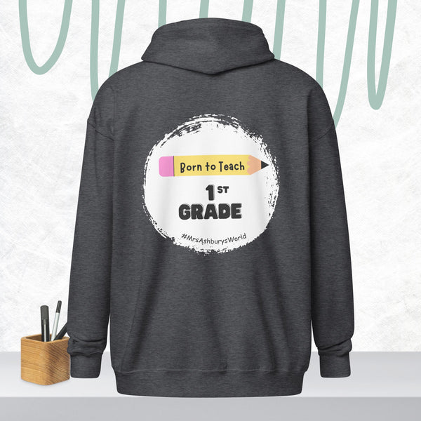 1st Grade Unisex heavy blend zip hoodie