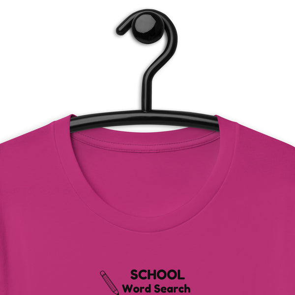 School Culture Word Search Unisex t-shirt