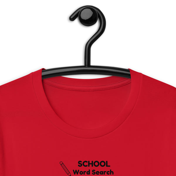 School Culture Word Search Unisex t-shirt
