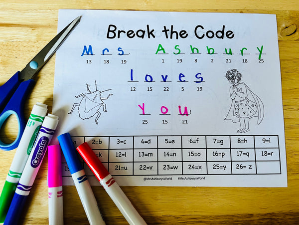 Authors Only- Break the Code