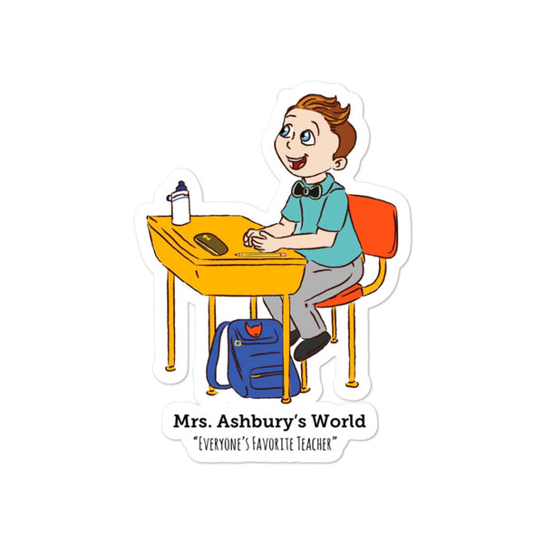 Mrs. Ashbury's Hero (Nathan) Bubble-free stickers