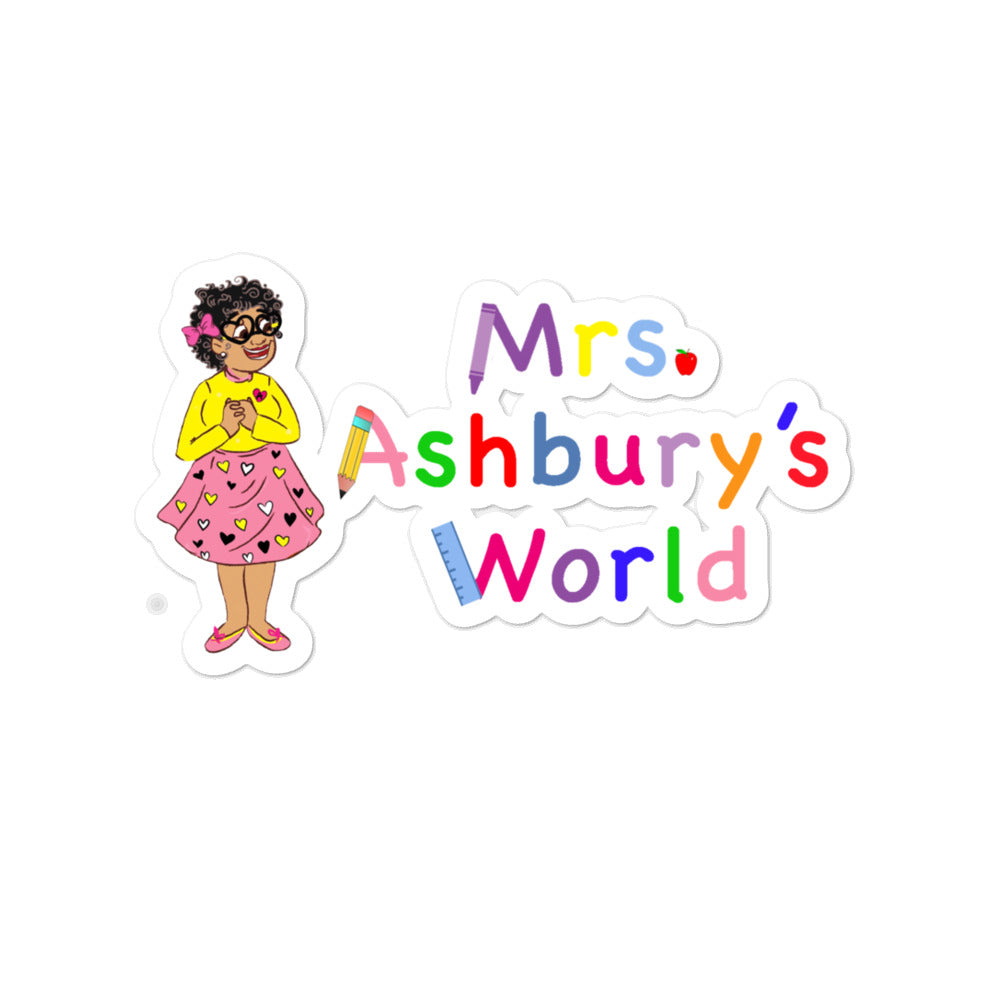 Mrs. Ashbury Bubble-free stickers