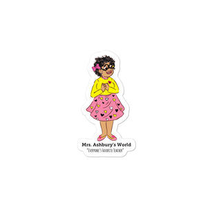 Mrs. Ashbury Happy Heart Bubble-free stickers