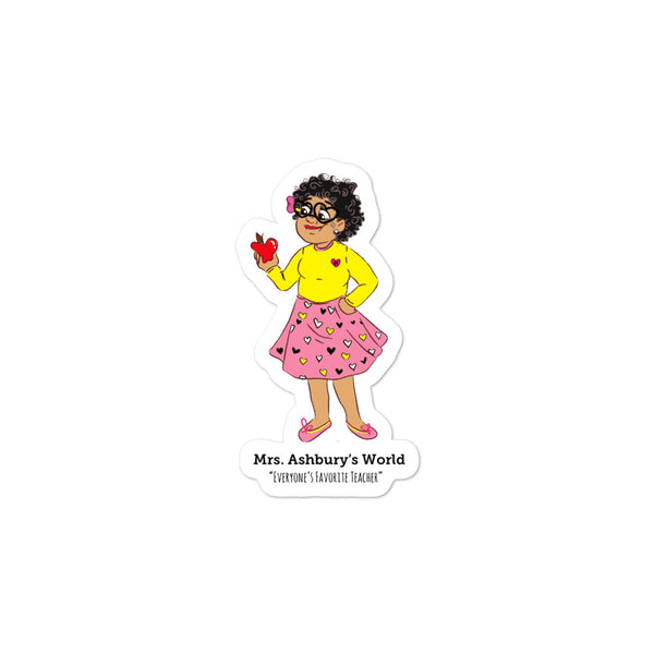 Mrs. Ashbury Apple Bubble-free stickers