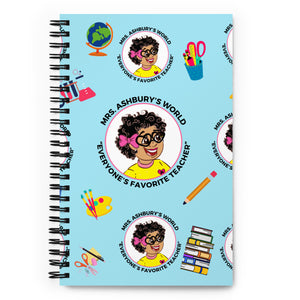 Mrs. Ashbury's Spiral notebook